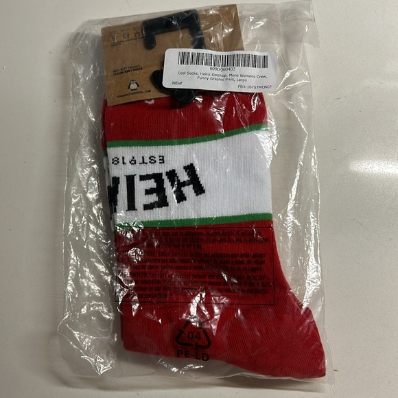 Cool Socks Heinz Ketchup Socks, NWT - Picture 6 of 6